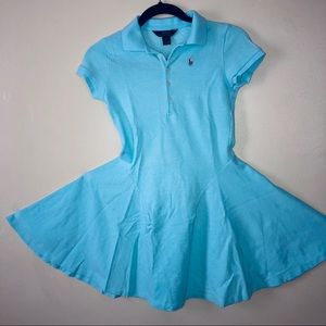 Turquoise Blue Ralph Lauren Polo Dress